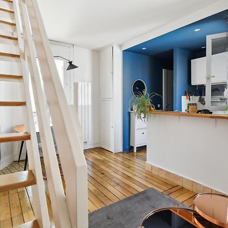 Charming Duplex In Privatestreet, Citycenter Párizs Kültér fotó